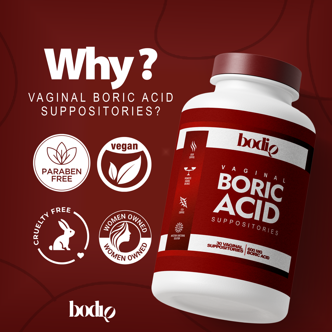 BODIQUE™ – BORIC ACID VAGINAL CAPSULES
